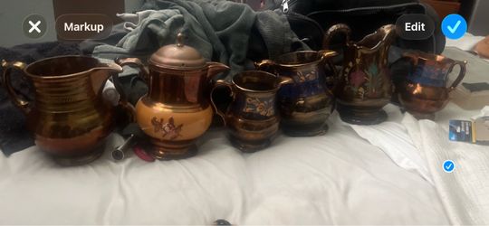 Vintage Copper Lusterware Collection