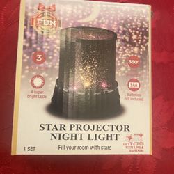 FUN Star Projector Galaxy Night Light