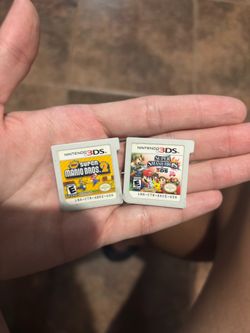 New Super Mario Bros 2 & Super Smash Bros 3DS games (loose)