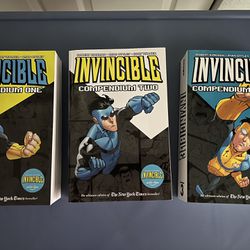 Invincible COMPLETE SERIES! All three compendiums!