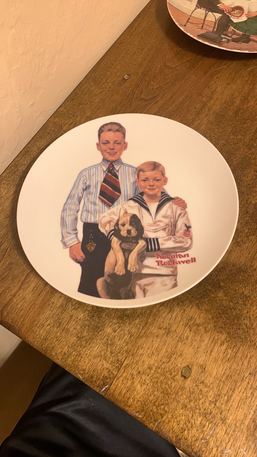 Norman Rockwell Collector Plate “SUNDAY BEST”. 1982
