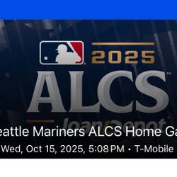 ALCS Mariners Tickets 