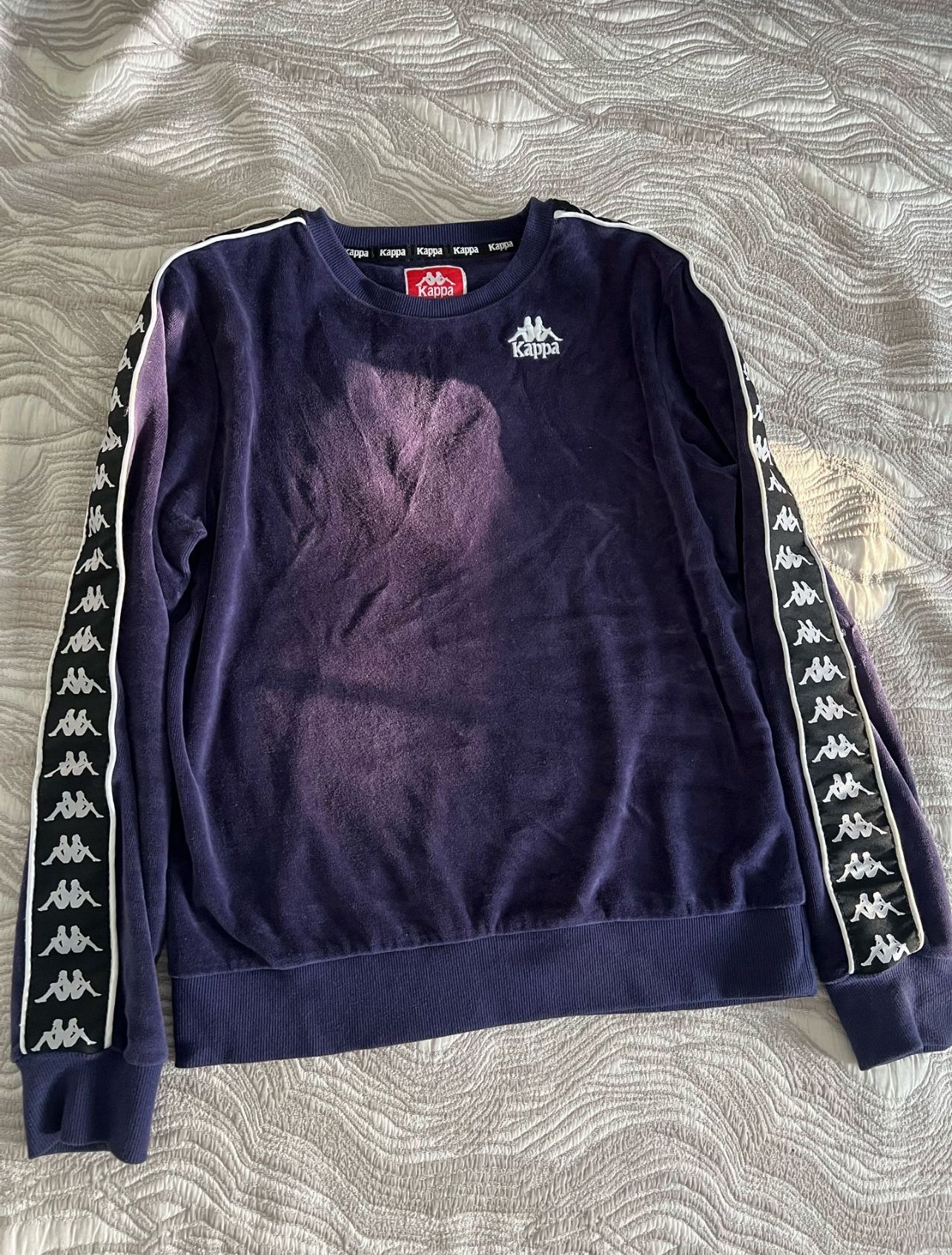 Kappa Long Sleeve Size Small Velour