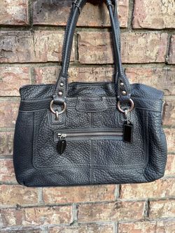Vintage Coach Penelope F14686 Black Pebbled Leather Shoulder Bag