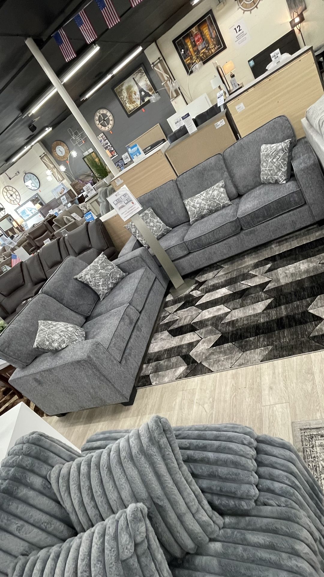 Grey Sofa Set Available In Brown And Beige