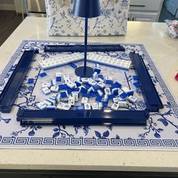 New American Mahjong Game Tile Set with Accessories