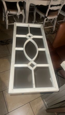Rustic window mirror