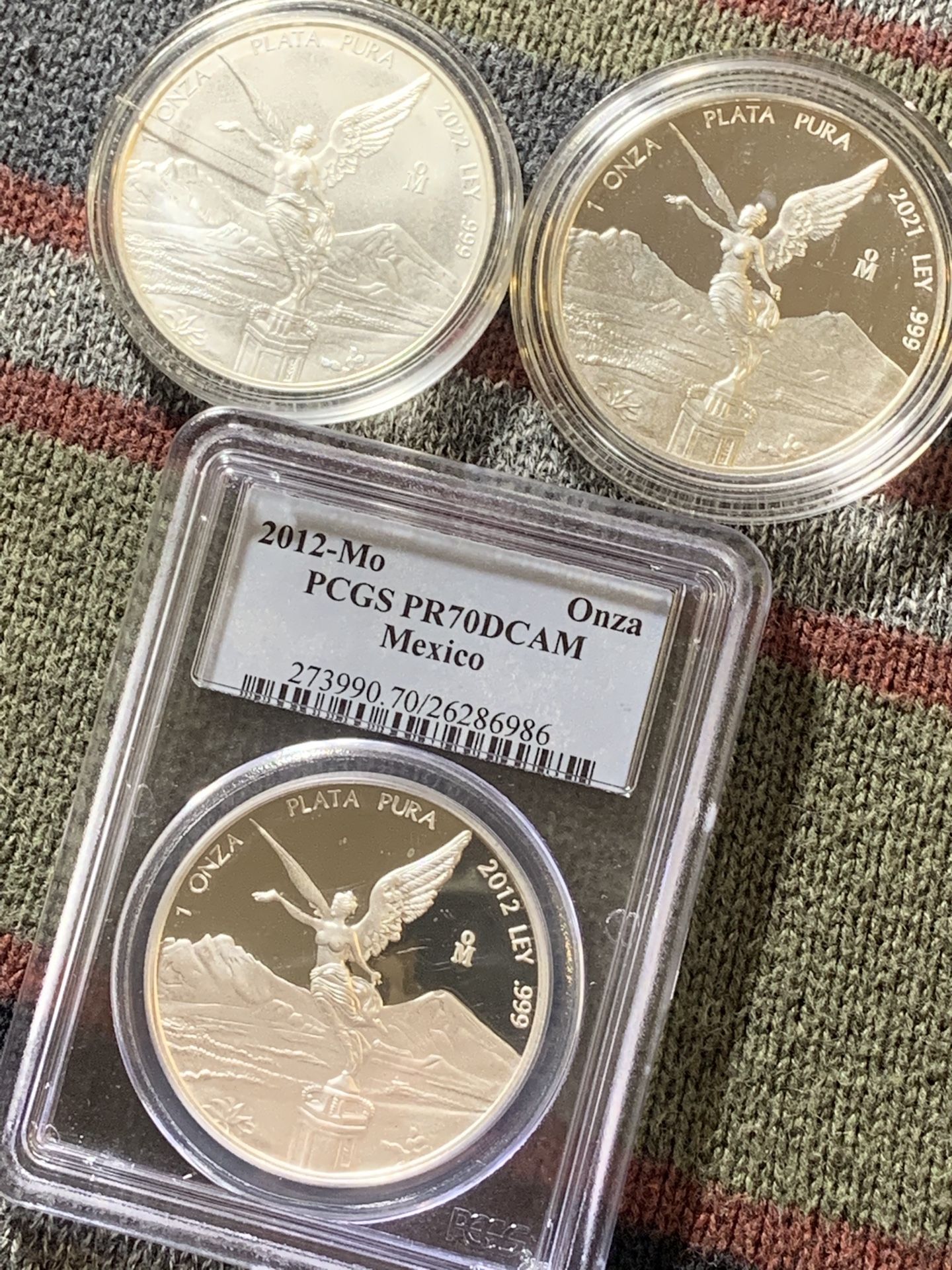 Libertad Silver Coin Lot - Proof PCGS PR70