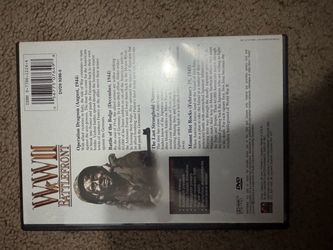 WWII Battlefront 5 Disc Series DVDs Back of Cases