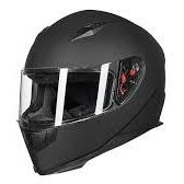 New Flat Black Dot Motorcycle Helmet 
