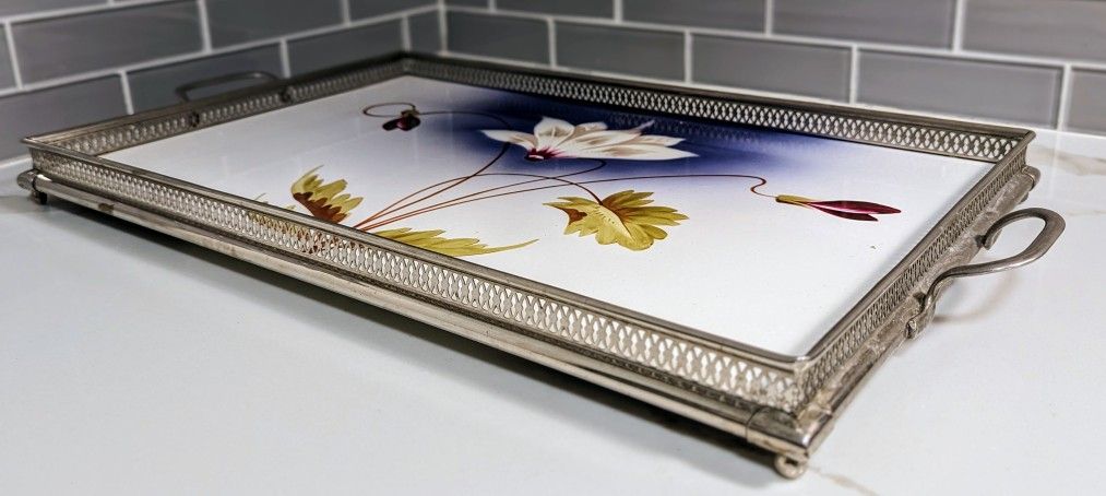 Victorian Porcelain Dresser Tray