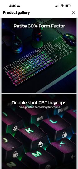 Gaming keyboard