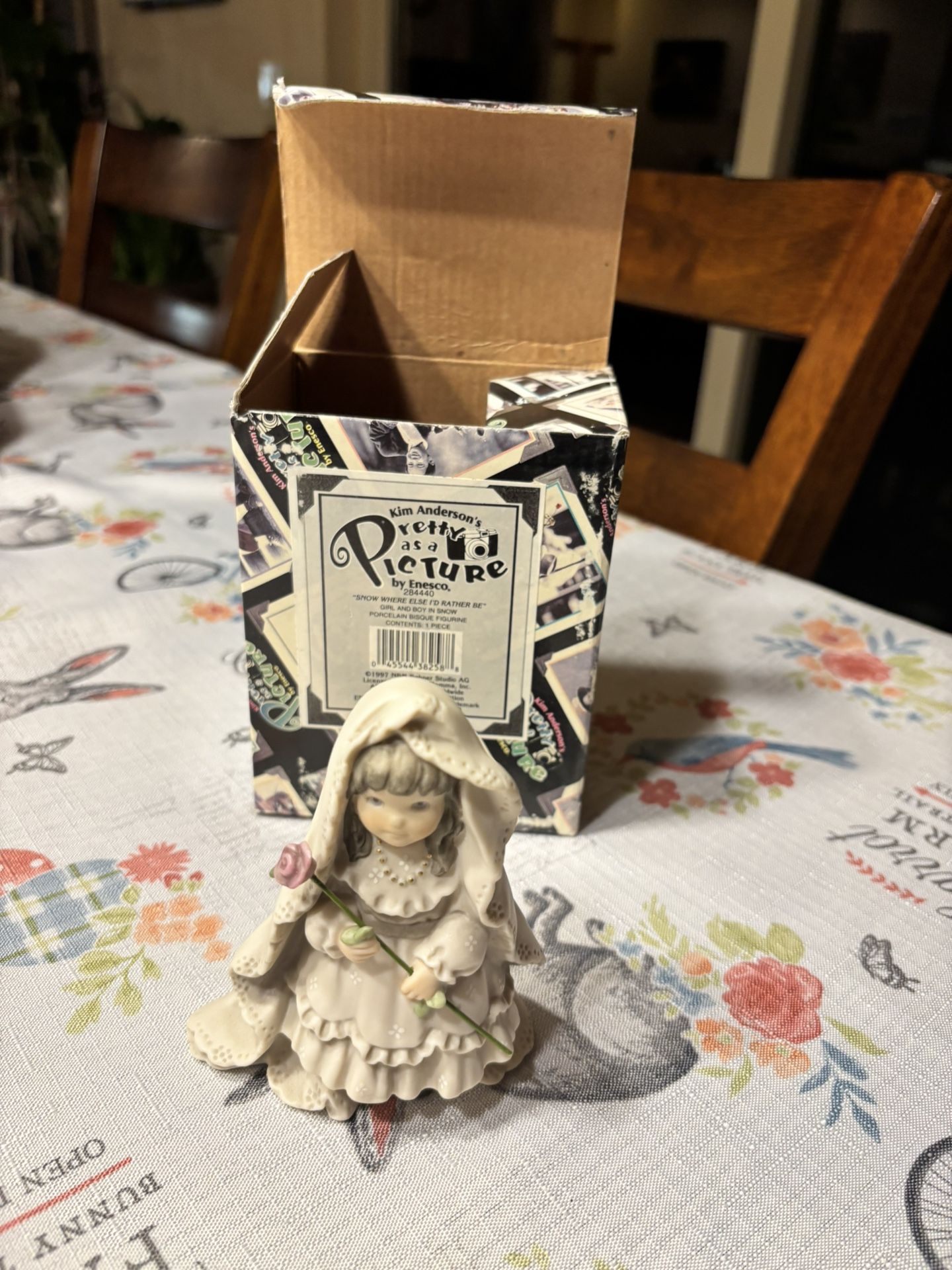 Kim Anderson PAAP Promises Of Love - Bride With Rose Figurine 323764