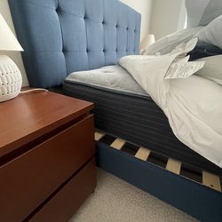 Macy’s Full size bed and mattress plus Ikea dresser