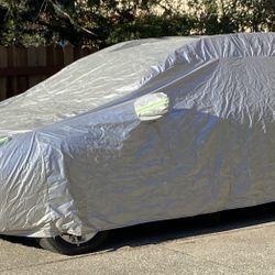 Car Cover - Silver SUV Protection Cover 