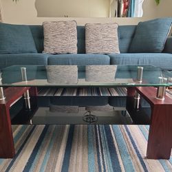 Modern Coffee Table With Glass Top