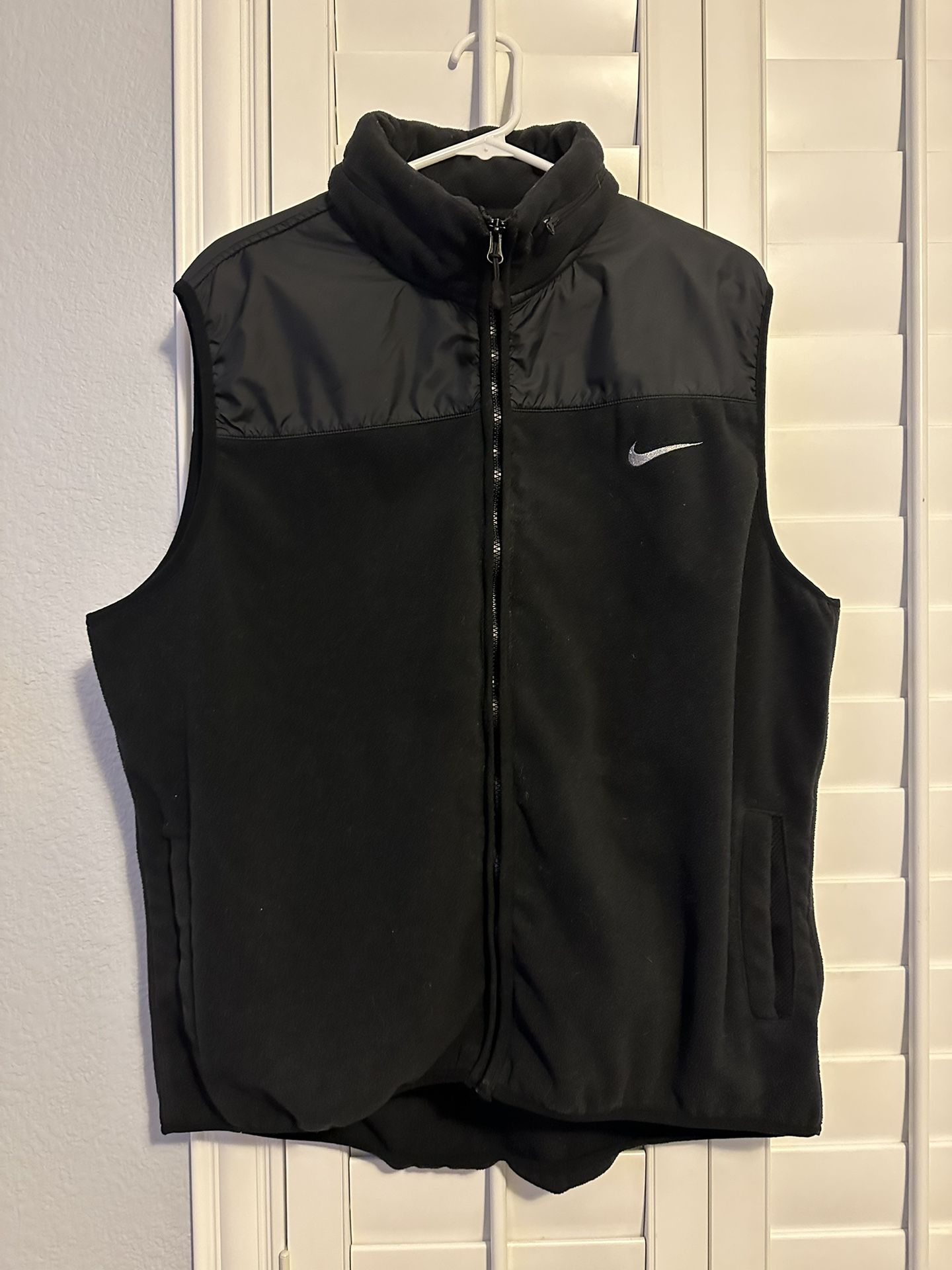 VTG EARLY 2000s NIKE TECH OPEN FLEECE JACKET SIZE XXL