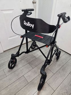 Rolloy Rollator walker with seat