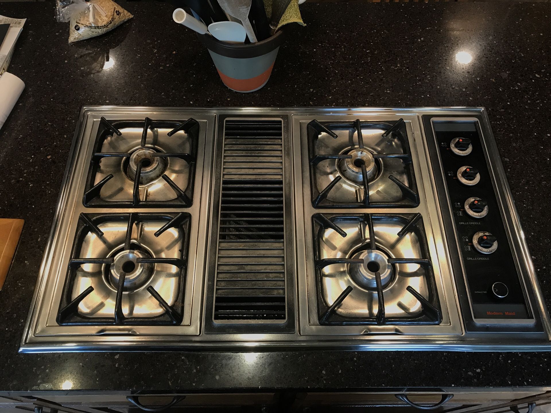 Modern Maid 36” downdraft gas cooktop used for Sale in Portland, OR