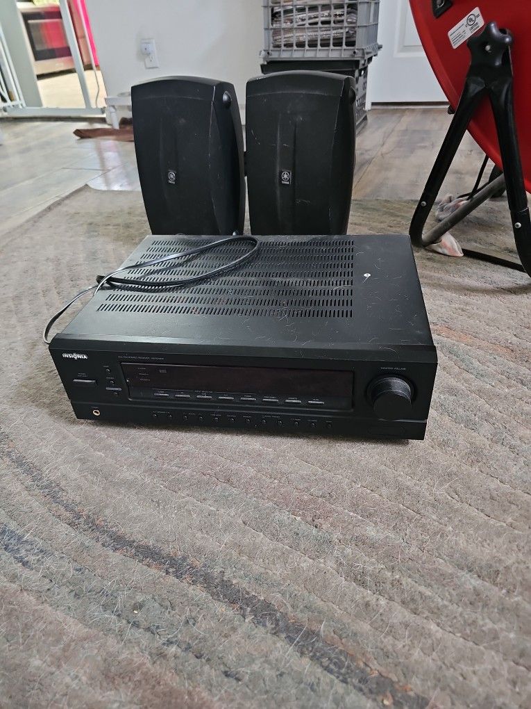 Digital Receiver And Outdoor Speakers 