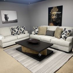 Heartcort Quartz Sofa and Loveseat