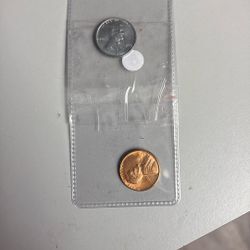 1943 Steel Wheat/1945 Denver Copper Wheat