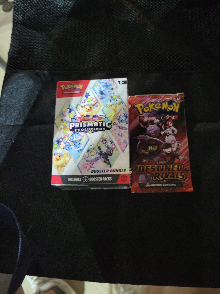 Pokemon Prismatic Booster Bundle & Destined Rivals Booster