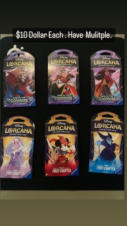 Lorcana Packs (the First Chapter And Floodborne)