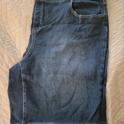 Belle By Kim Gravel Flexibelle Jean Style Shorts
