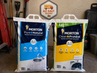Morton Water Softener Crystals 40lb & Pellets 44lb delivery