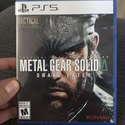 Metal gear solid snake eater ps5 PlayStation 5