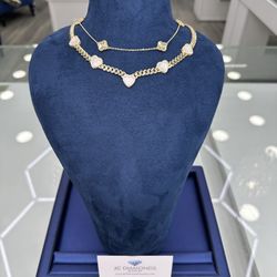 Chain Clover 🍀 All Color 14k Gold Price Go By The Weight 