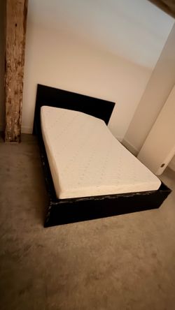 Moving Sale~ Ikea Malm Queen Bed Frame( NO mattress)