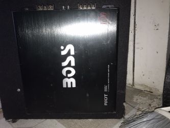 Boss 1200 w amp