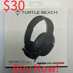 Turtle Beach-Recon 200 Gen 2 Wired Multi platform amplified Gaming Headset