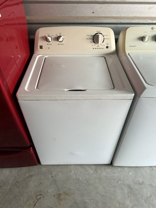 White Kenmore Washer