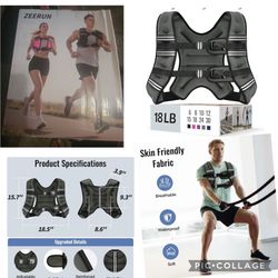 18 pounds Weighted Vest for Women & Men