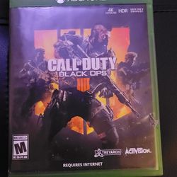 Xbox One Game ... Call Of Duty Blk Opps 4 !!!
