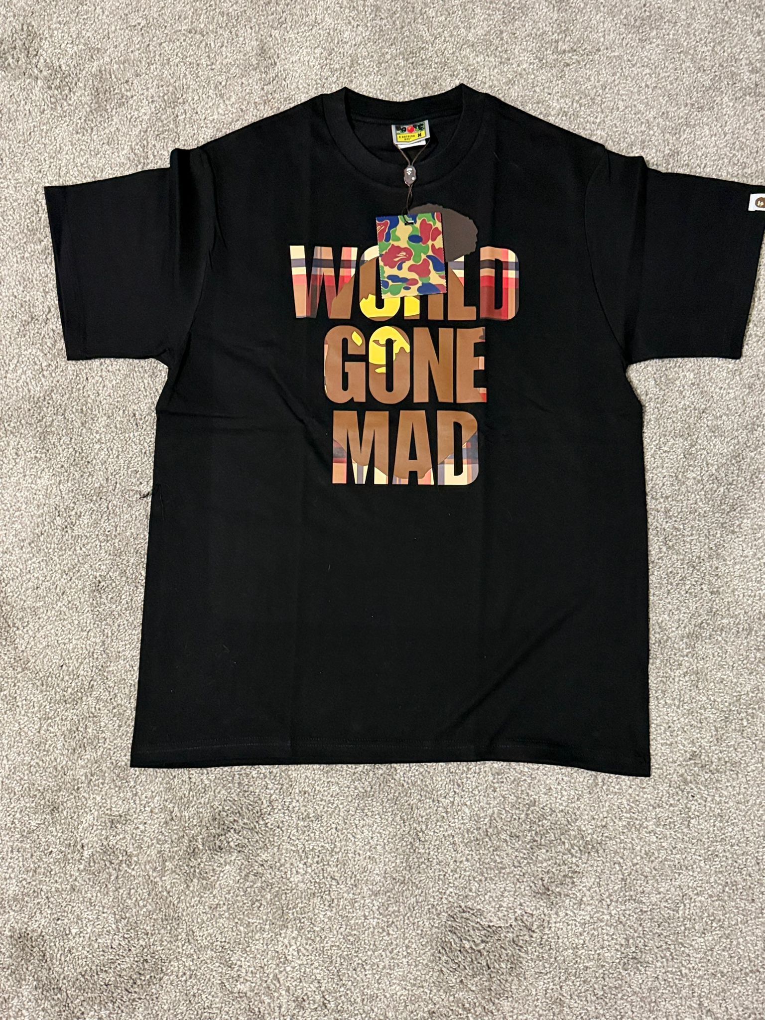 Bape Shirt World Gone Mad