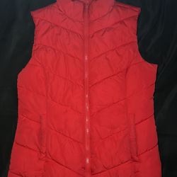 Aeropostale Small Red Puffer Vest