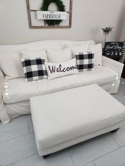 Couch and Ottoman