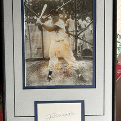 Joe Dimaggio Autograph