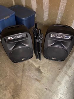 Reck 15” speakers 🔊 PA system