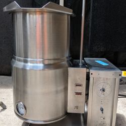 Market forge electric tilt kettle