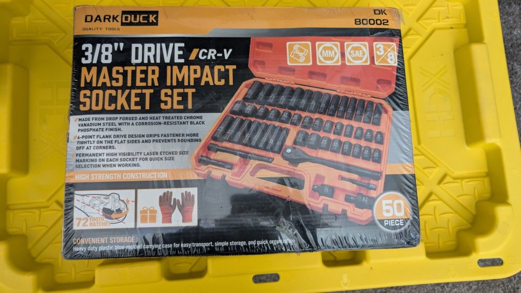 50 Piece Socket Set New