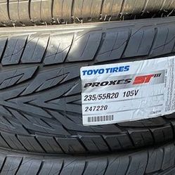235/55R20 -  20” TOYO PROXES ST III Tires
New in Stock Today