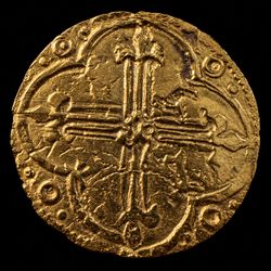 14th C. Hundred Years’ War French Royal Jeton – Hand-Struck Medieval History