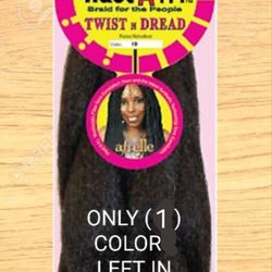 Twist N Dread 2X (Double pack) 48" braid hair NEW