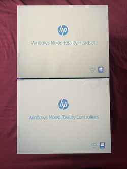 Windows Mixed Reality Headset And Controllers