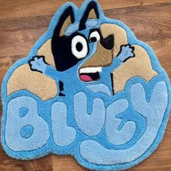 Kids Bluey Wall Art/ Rug
